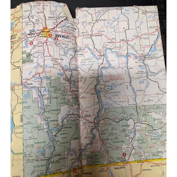 VTG Texaco Maps Lot Tampa & St Petersburg + Washington 1960s-70s Travel Ephemera - Picture 3 of 4